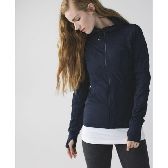 Lululemon Tops - Lululemon In Flux Jacket Inkwell Size 8 EUC